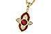 C318-30262: NECK .63 TW RUBY .70 TGW