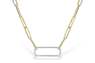 C319-18453: NECKLACE .50 TW (17 INCHES)