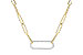 C319-18453: NECKLACE .50 TW (17 INCHES)