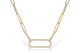 C319-18453: NECKLACE .50 TW (17 INCHES)