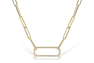 C319-18453: NECKLACE .50 TW (17 INCHES)