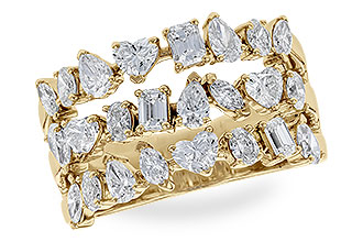 C319-21144: LDS DIA WED RG 2.00 TW FANCY CUT DIAS