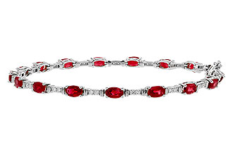 C320-11180: BRACELET 4.65 RUBY 4.97 TGW (7")