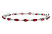 C320-11180: BRACELET 4.65 RUBY 4.97 TGW (7")