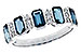 C320-12035: LDS RG 1.46 TW LONDON BLUE TOPAZ 1.58 TGW