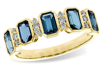 C320-12035: LDS RG 1.46 TW LONDON BLUE TOPAZ 1.58 TGW