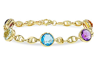 C320-12953: BRACELET 7.09 TW SEMI-PREC (GT,CIT,AMY,G.AMY,BT)