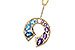 C320-12962: NECKLACE 1.77 SEMI-PREC (AMY & BT) 1.90 TGW
