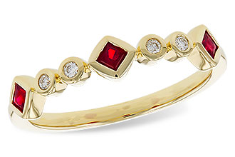 C320-12989: LDS WED RG .22 RUBY .27 TGW