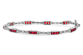 C320-14771: BRACELET 2.05 RUBY 2.70 TGW (7")