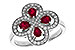 C320-14780: LDS RG .68 TW RUBY .96 TGW