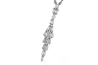 C320-14789: NECKLACE .33 BAG .35 TW