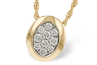 C320-15653: NECKLACE .25 TW