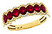 C320-16562: LDS WED RG 1.40 TW RUBY 1.57 TGW