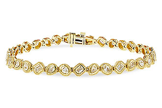 C320-16617: BRACELET 2.15 TW FANCY CUT DIAMONDS
