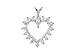 D051-93907: HEART PENDANT .45 TW