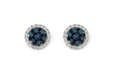 D232-86571: EARR .45 BLUE DIA .70 TW