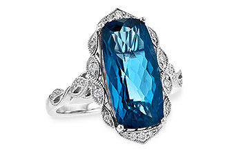 D235-55644: LDS RG 6.75 LONDON BLUE TOPAZ 6.90 TGW