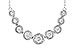 D235-61135: NECKLACE .50 TW