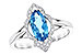 D318-33898: LDS RG 1.26 BLUE TOPAZ 1.37 TGW