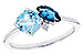 D319-20226: LDS RG 1.49 TW BLUE TOPAZ 1.52 TGW