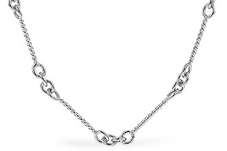 D319-23871: TWIST CHAIN (0.80MM, 14KT, 24IN, LOBSTER CLASP)