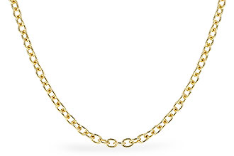 D319-24762: CABLE CHAIN (18IN, 1.3MM, 14KT, LOBSTER CLASP)
