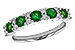 D319-25707: LDS WED RG .70 EMERALD .94 TGW