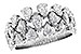 D319-26571: LDS DIA WED RG 1.85 TW FANCY CUT DIAS