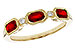 D320-11135: LDS WED RG .72 RUBY .77 TGW (4x3MM RUBY)