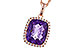 D320-12053: NECKLACE 4.57 AMETHYST 4.81 TGW (12x10MM CU)
