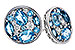 D320-12944: EARRINGS 1.02 TW BLUE TOPAZ 1.18 TGW