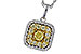 D320-12962: NECK .23 FANCY YELLOW DIAMONDS .65 TW