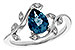 D320-12971: LDS RG 1.20 LONDON BLUE TOPAZ 1.26 TGW (8x6MM LBT)