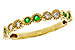 D320-15707: LDS WED RG .11 TW EMERALD .20 TGW
