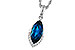 D320-16635: NECK 2.14 LONDON BLUE TOPAZ 2.20 TGW (12x6MM MQ)