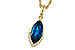 D320-16635: NECK 2.14 LONDON BLUE TOPAZ 2.20 TGW (12x6MM MQ)