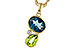 D320-17498: NECKLACE 2.43 SEMI-PREC (PER,LBT) 2.45 TGW