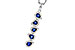 D320-17544: NECKLACE .95 TW SAPPHIRE 1.19 TGW