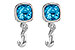 E232-88453: EARR 2.10 BLUE TOPAZ 2.14 TGW