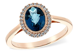 E234-64753: LDS RG 1.27 LONDON BLUE TOPAZ 1.42 TGW