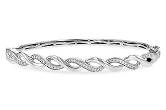 E234-68416: BANGLE BRACELET .42 TW