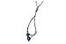 E234-70198: NECK .83 BLUE TOPAZ 1.00 TGW