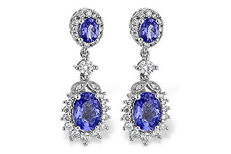 E235-60271: EARR 1.80 TW TANZANITE 2.33 TGW