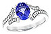 E235-61180: LDS RG 1.15 TANZANITE 1.30 TGW