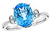E235-62089: LDS RG 2.84 BLUE TOPAZ 2.90 TGW (10x8MM BT)