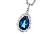 E318-33898: NECK 2.25 LONDON BLUE TOPAZ 2.40 TGW