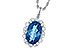 E318-35689: NECK 3.60 LONDON BLUE TOPAZ 3.77 TGW (12x8MM LBT)