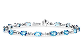 E319-18371: BRACELET 7.80 SWISS BLUE TOPAZ 7.96 TGW