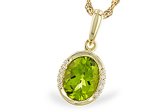 E319-22071: NECKLACE 1.72 TW PERIDOT 1.75 TGW (9x7 PER)